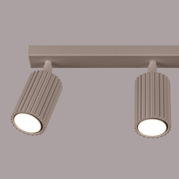 Brilagi - LED точково осветително тяло CRESTO 3xGU10/10W/230V таупе