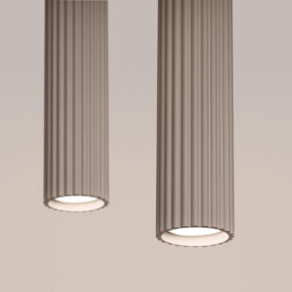 Brilagi - LED полилей на кабел CRESTO 2xGU10/10W/230V таупе
