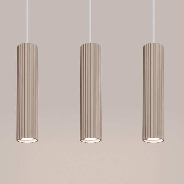 Brilagi - LED полилей на кабел CRESTO 3xGU10/10W/230V таупе