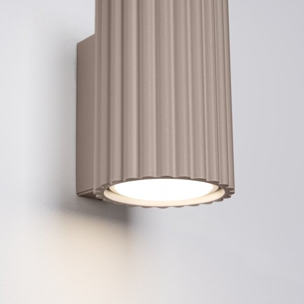 Brilagi - LED стенен аплик CRESTO 1xGU10/10W/230V 10 cm таупе
