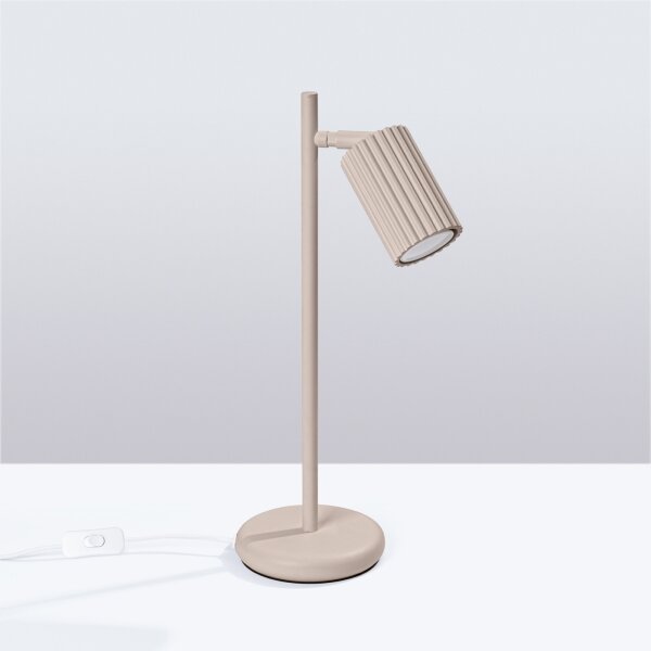 Brilagi - LED настолна лампа CRESTO 1xGU10/10W/230V таупе
