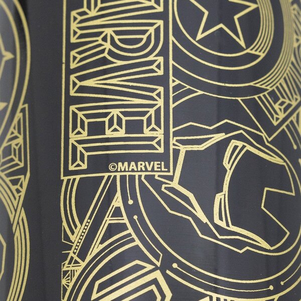 Черен детски термос от неръждаема стомана 665 ml Marvel – STOR