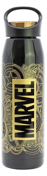 Черен детски термос от неръждаема стомана 665 ml Marvel – STOR