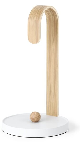 Бяла дървена поставка за хартия ø 17 cm Bellwood - Umbra
