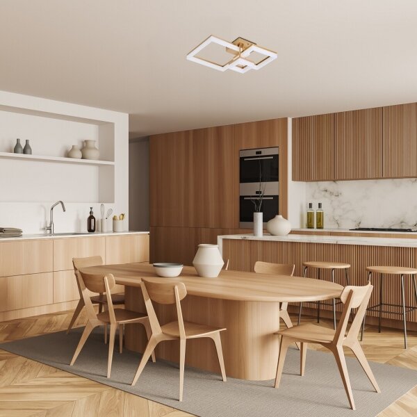 Rabalux 71384 - LED Плафониера AMILIA LED/22W/230V 3000/4000/6500K златист