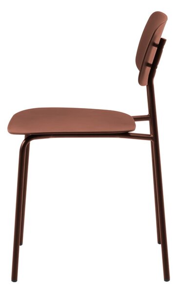 Трапезни столове в комплект от теракотени 2 бр. Kirkland – Unique Furniture
