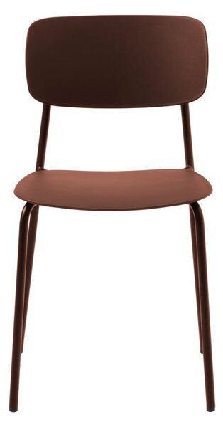 Трапезни столове в комплект от теракотени 2 бр. Kirkland – Unique Furniture