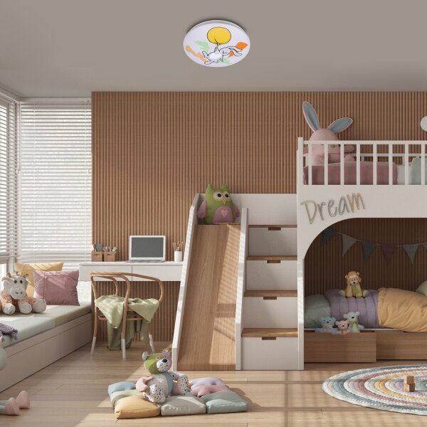 Rabalux 71409 - LED таванно осветително тяло за детска стая HOPPLY LED/24W/230V 3000K