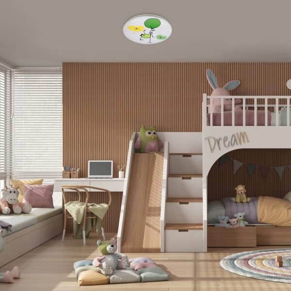Rabalux 71069 - LED детско таванно осветително тяло FROGGO LED/24W/230V 3000K