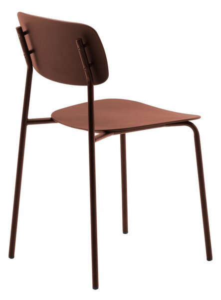 Трапезни столове в комплект от теракотени 2 бр. Kirkland – Unique Furniture