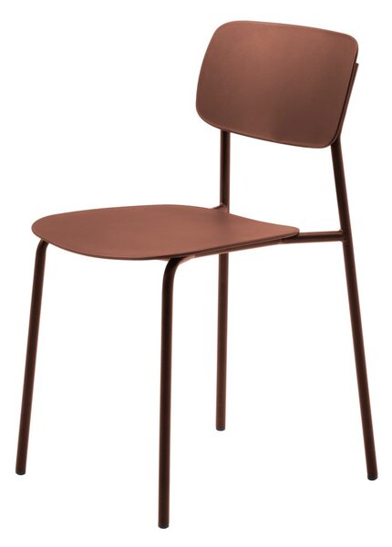 Трапезни столове в комплект от теракотени 2 бр. Kirkland – Unique Furniture