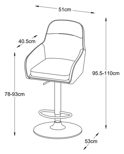 Зелени бар столове в комплект 2 бр. (височина на седалката 69 cm) Avola – Unique Furniture