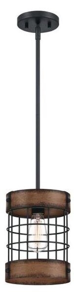 Westinghouse 61179 - Пендел LANGSTON 1xE27/60W/230V barnwood