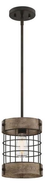 Westinghouse 61180 - Пендел LANGSTON 1xE27/60W/230V бор