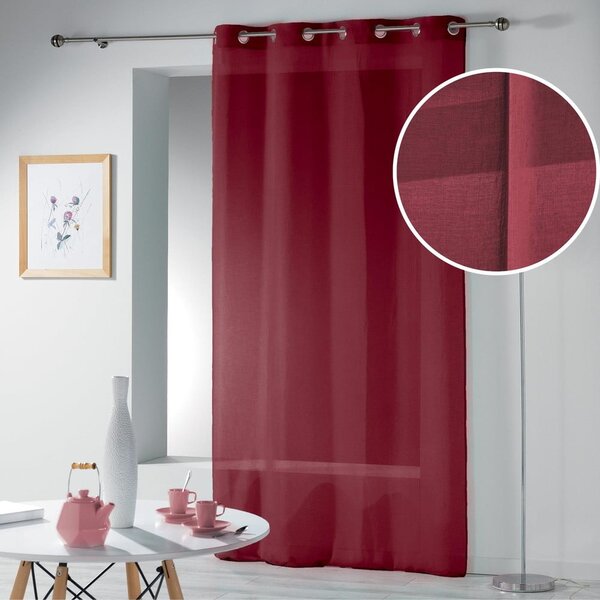 Завеса в цвят бордо 140x240 cm Telma – douceur d'intérieur