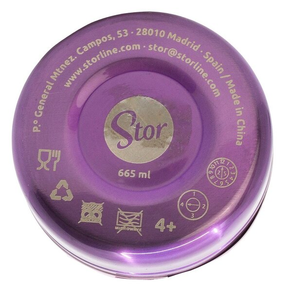 Лилав детски термос от неръждаема стомана 665 ml K-Pop Demon Hunters – STOR