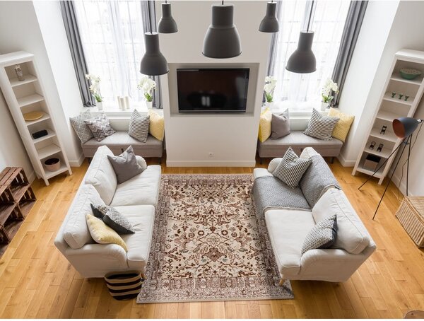 Светлокафяв килим 200x280 cm Sensi Jim – FD
