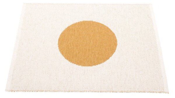 Килим за открито и закрито в цвят жълта охра 70x90 cm Vera Ochre – Pappelina