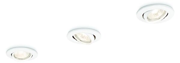Philips 59243/31/E7 - К-кт 3x Лампа за вграждане ENIF 1xGU10/50W/230V