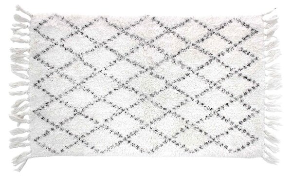 Бял килим за баня 50x80 cm Latika – douceur d'intérieur