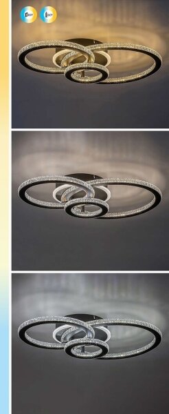 Rabalux 71392 - Димируем таванен LED плафон MAZIAR LED/40W/230V 3000-6500K + дистанционно