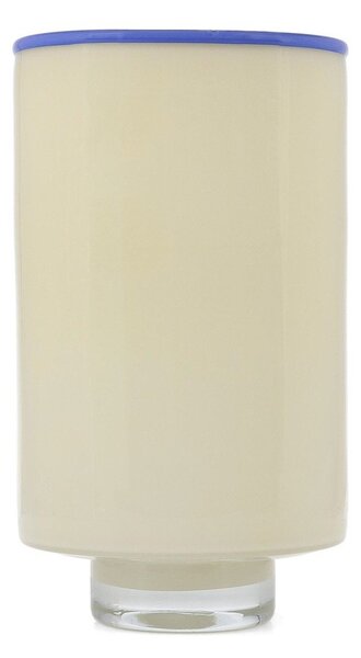 Кремава стъклена ваза (височина 26 cm) Milo – ONA