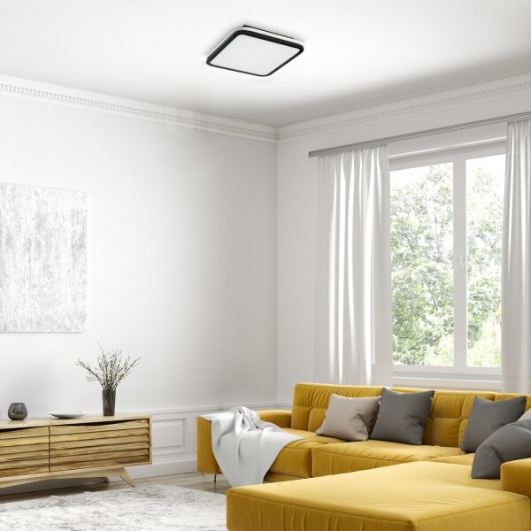 Rabalux 71399 - Димируемо таванно осветително тяло SERKAN LED/43W/230V 3000-6500K + дистанционно управление