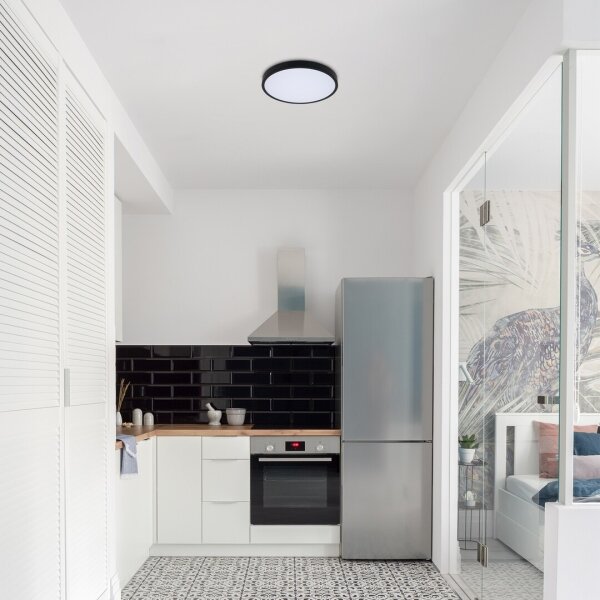 Rabalux 71435 - LED Плафон за баня ALENZO LED/12W/230V IP44 черен