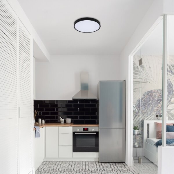 Rabalux 71437 - LED Плафон за баня ALENZO LED/24W/230V IP44 черен