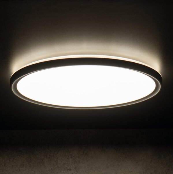 Kanlux 31501- LED Плафон за баня AZPO LED/11,8W/230V Ø 22,5 см IP54 черен