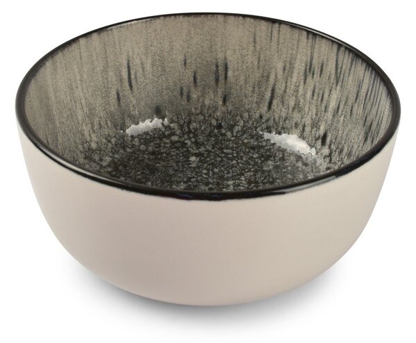 Черна/кремава глинена купичка 740 ml Gravel – ONA