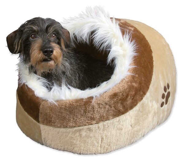 Бежово плюшено легло палатка за котка 35x26 cm Trixie Minou – Plaček Pet Products