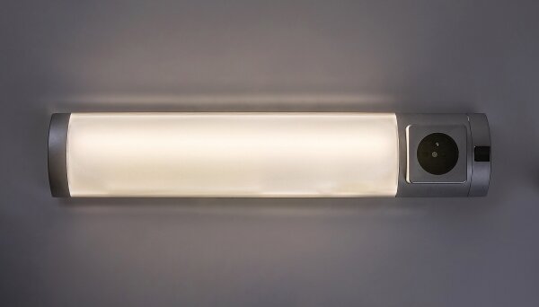 Rabalux 78038 - LED Лампа за под кухненски шкаф с контакт SOFT 2E LED/5W/230V 4000K 45 см сребрист