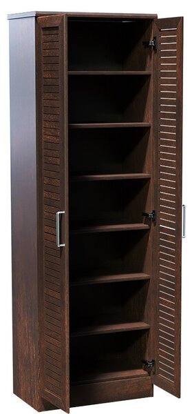 Шкаф за обувки Sante за 21 чифта, цвят орех 60x37x183см