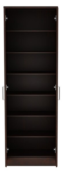 Шкаф за обувки Sante за 21 чифта, цвят орех 60x37x183см