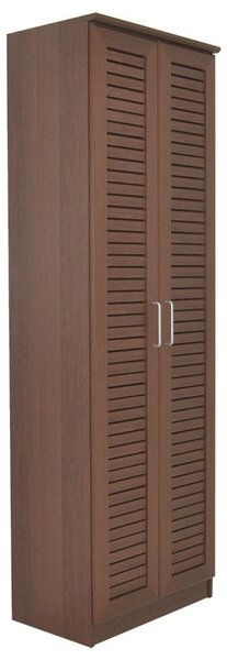 Шкаф за обувки Sante за 21 чифта, цвят орех 60x37x183см
