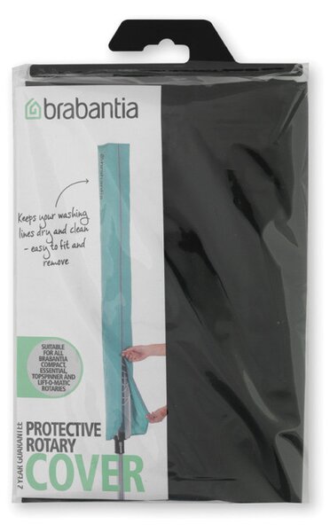 Калъф за външен простор Brabantia 90300216, 16 м, Съвместим с Lift-O-Matic, Essential и Topspinner, Лесен за поставяне и сваляне, Черен