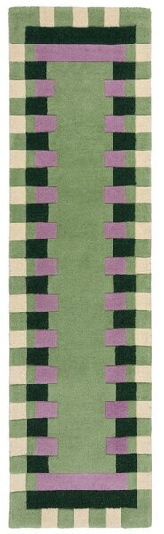 Килим Lois Scallop Kai Kai Wool Pink 60X230 cm, Flair Rugs