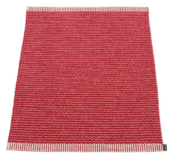 Червен килим за открито и закрито 60x85 cm Mono Blush – Pappelina