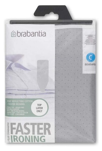 Калъф за маса за гладене Brabantia C 90300158, 124x45 см, 2 мм, Металик