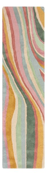 Abstract Flow Pink 60x230 cm, Flair Rugs