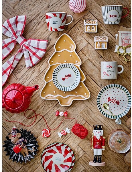 Глинени чаши в комплект 2 бр. с коледни мотиви 380 ml Yule – Bloomingville
