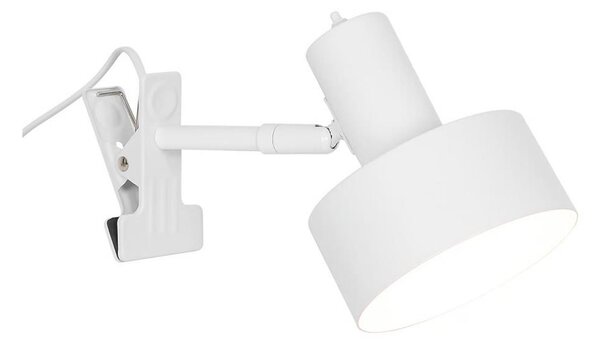 Nordlux - Лампа с щипка MATIS 1xE27/15W/230V бял