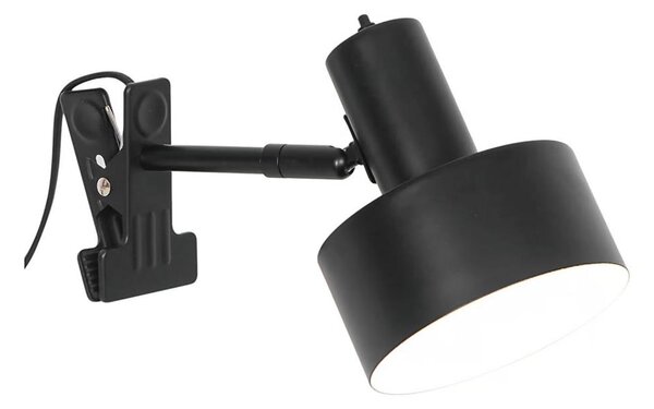 Nordlux - Лампа с щипка MATIS 1xE27/15W/230V черен