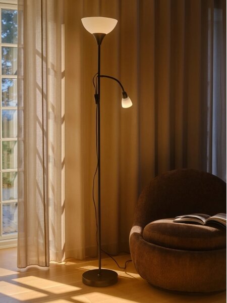 Nordlux - Лампион LAURIA 1xE27/40W/230V + 1xE14/15W