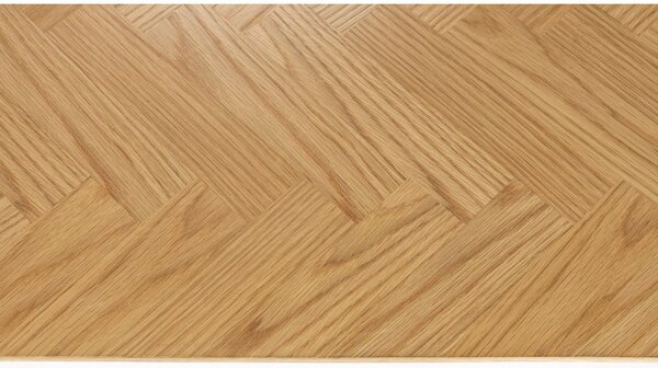 Масичка за кафе с дъбов плот в естествен цвят 60x120 cm Fabio – White Label
