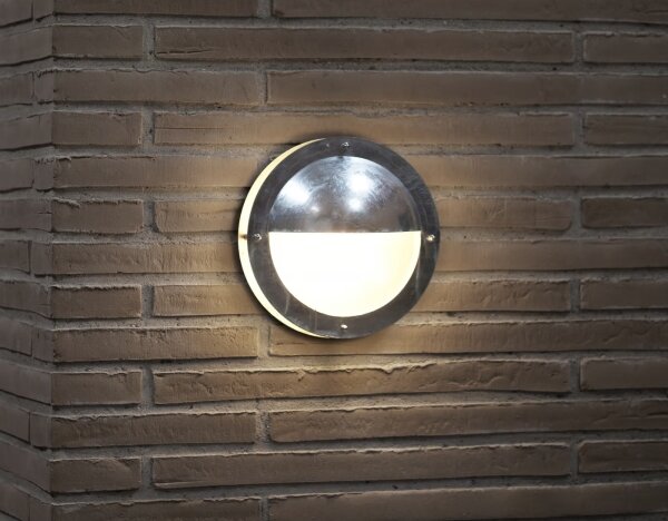 Nordlux - Екстериорен аплик MALTA 1xE27/60W/230V IP54 сребрист