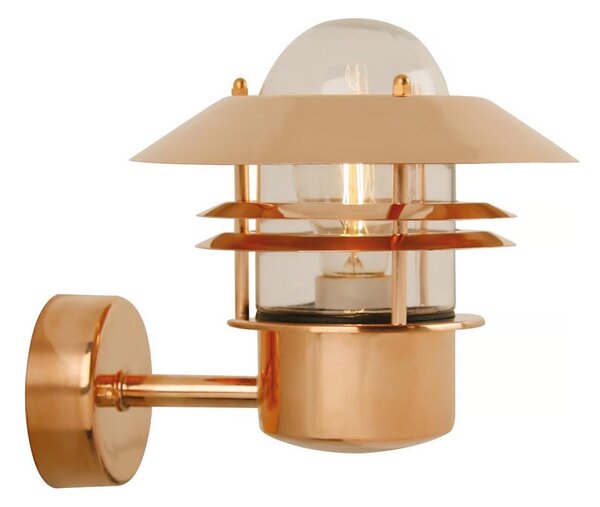 Nordlux - Екстериорен аплик BLOKHUS 1xE27/60W/230V IP54 меден