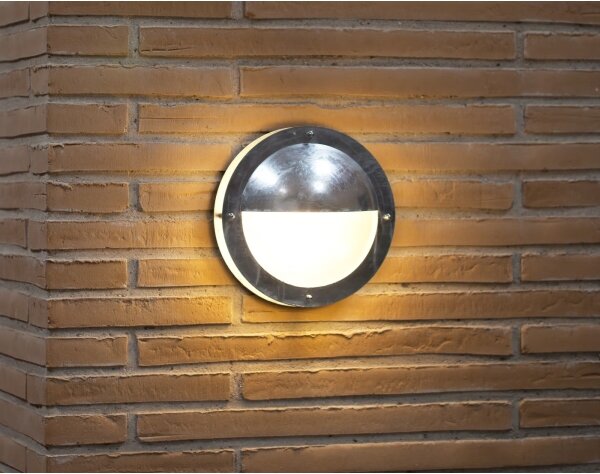 Nordlux - Екстериорен аплик MALTA 1xE27/60W/230V IP54 сребрист