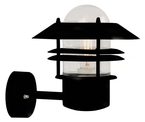 Nordlux - Екстериорен аплик BLOKHUS 1xE27/60W/230V IP54 черен